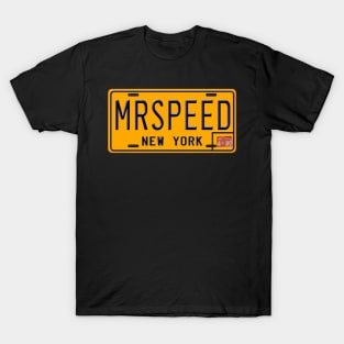 Mr. Speed License Plate T-Shirt